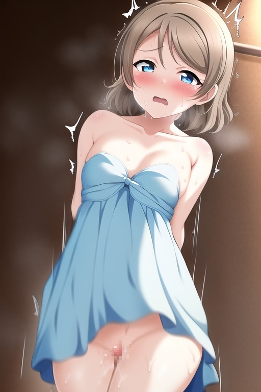 ラ○ライブ!サンシャイン!!CG集 渡〇曜(ドレス) R-18あり