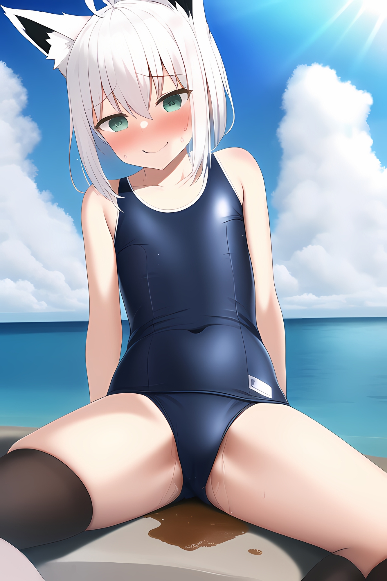 ケモ耳娘放尿CG集part2