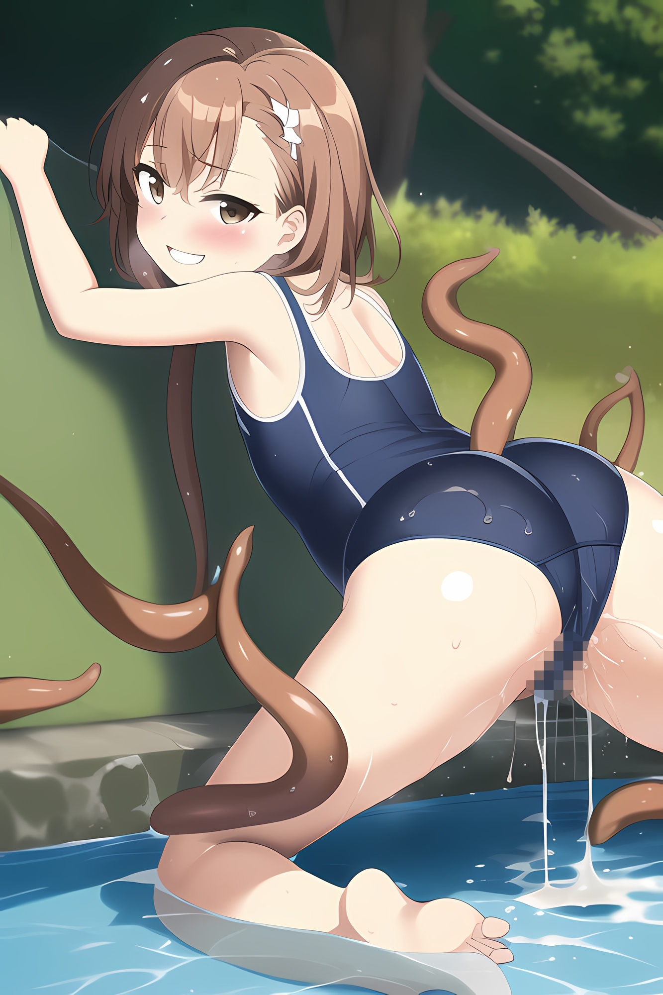 ビリビリ娘触手CG集