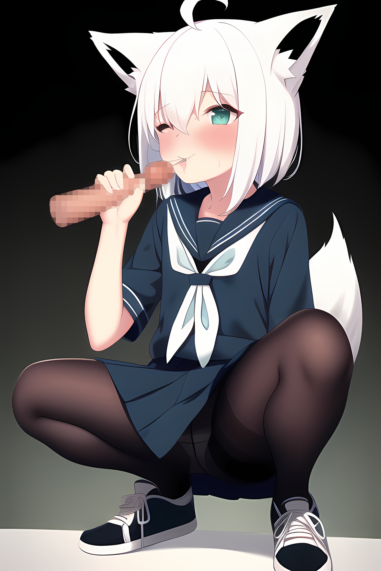 ケモ耳娘フェラCG集