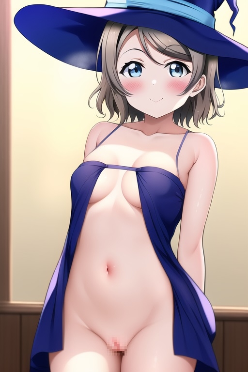 ラ○ライブ!サンシャイン!!CG集 渡○曜(魔女コス、シャツ) R-18あり