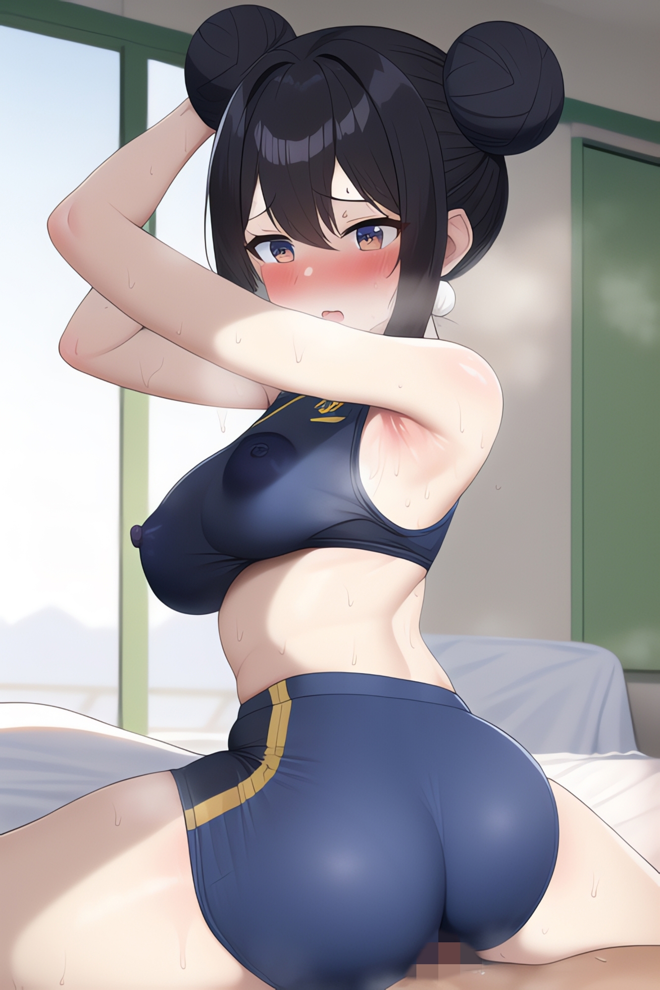 脇フェチ 黒髪+お団子特化!わきわき詰め合わせ150枚!!