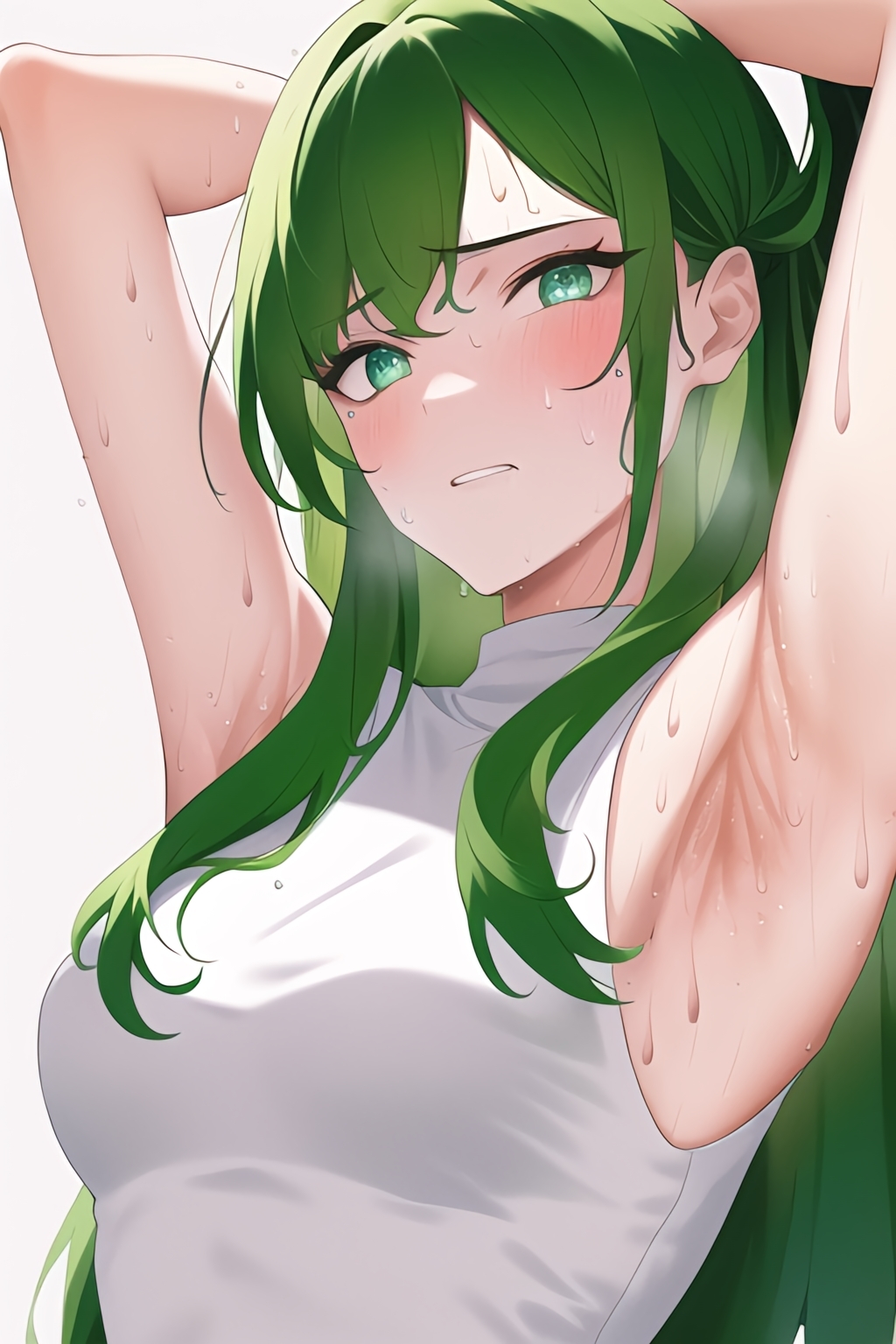 脇フェチ 緑髪特化!わきわき詰め合わせ110枚!!