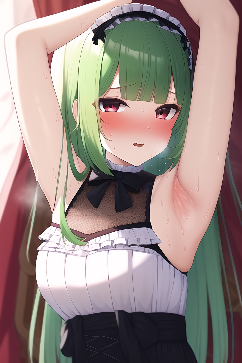 脇フェチ 緑髪特化!わきわき詰め合わせ110枚!!