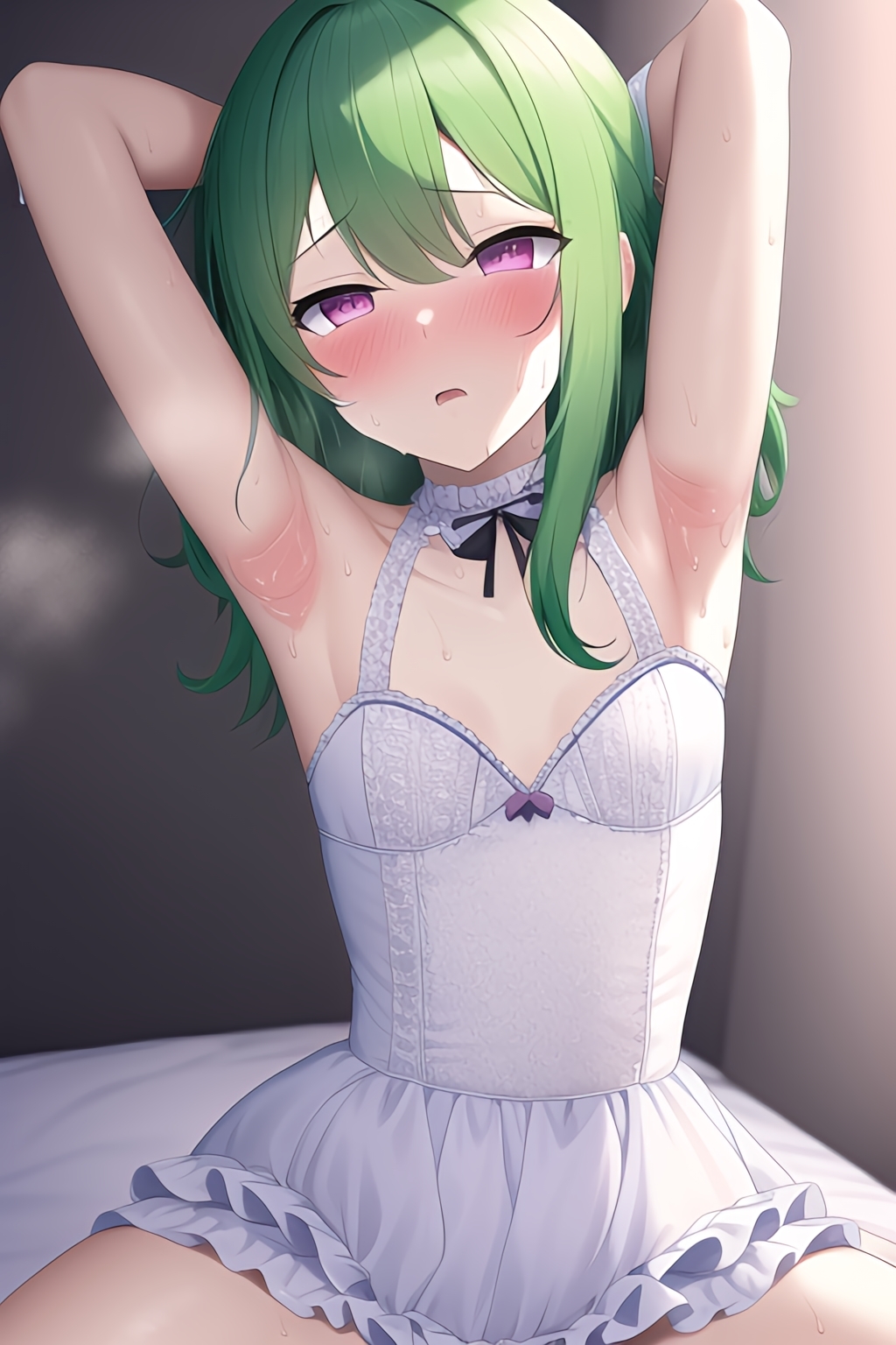 脇フェチ 緑髪特化!わきわき詰め合わせ110枚!!