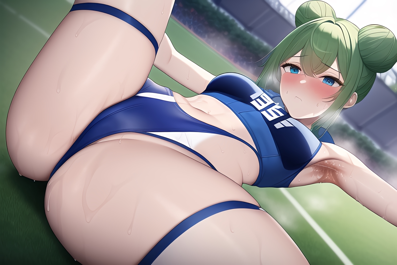 脇フェチ 緑髪特化!わきわき詰め合わせ110枚!!