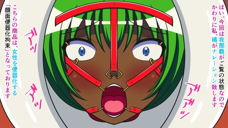 えっちアイテム図鑑 Item.9 顔面便器化拘束