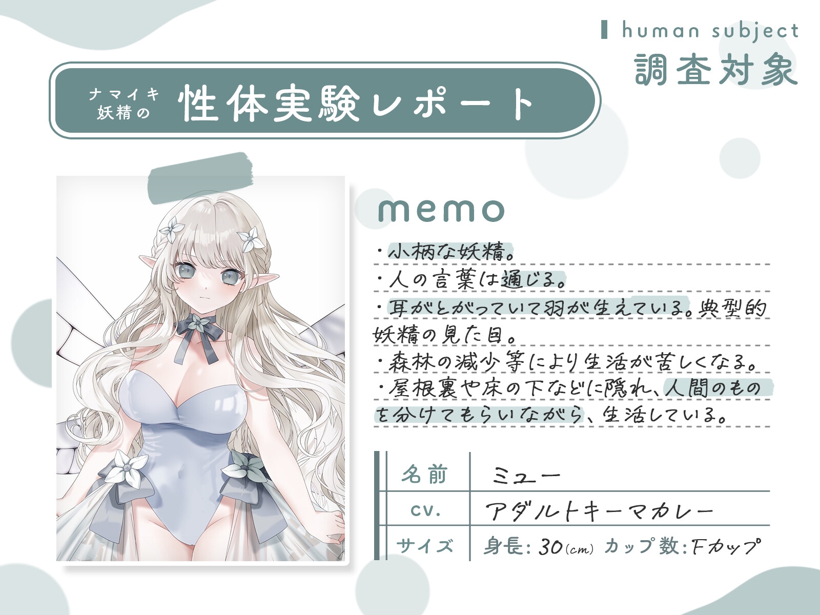 ナマイキ妖精の性体実験レポート