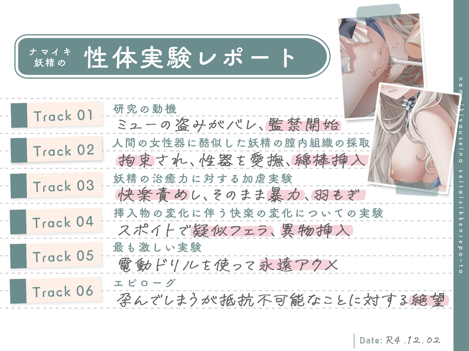 ナマイキ妖精の性体実験レポート