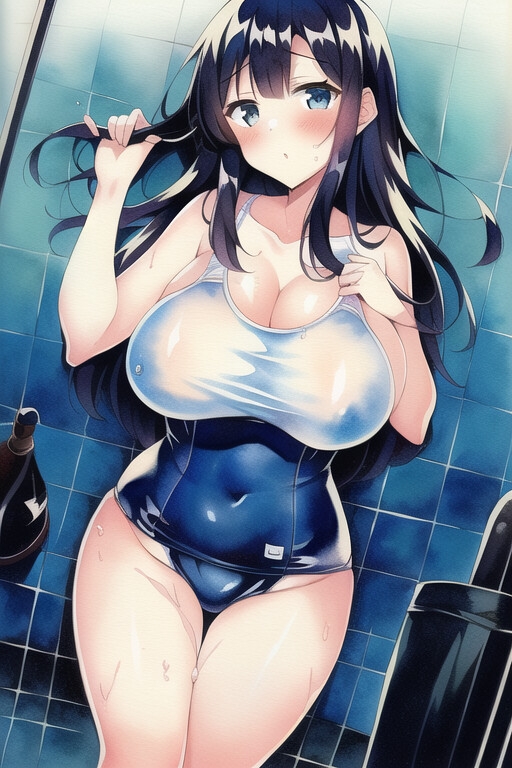 【CG集+α18禁】スクール水着少女I