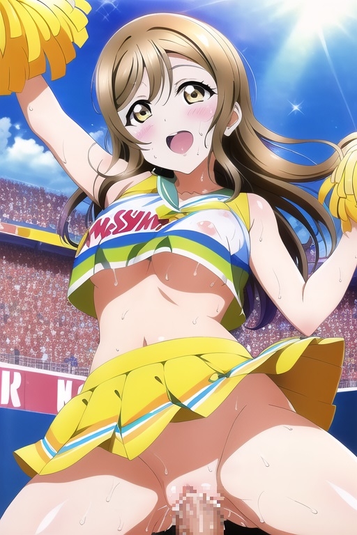 ラ○ライブ!サンシャイン!!CG集 国○田花丸(チア) R-18あり