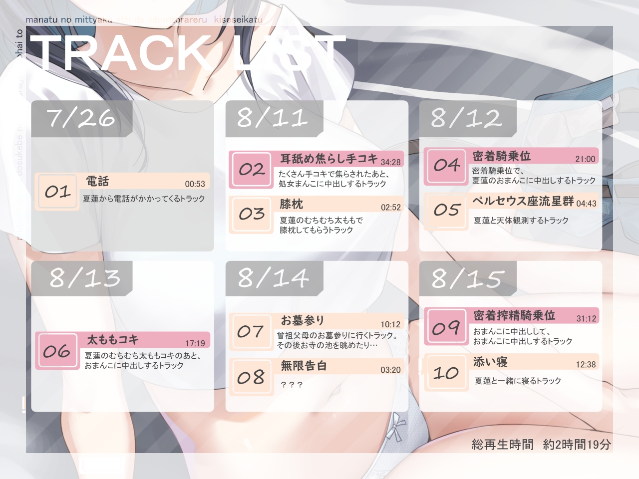 むちむちドスケベな幼馴染後輩に、真夏の密着えっちで搾られまくる帰省性活