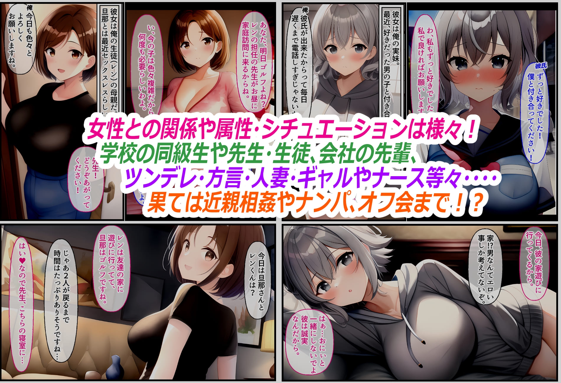 即刻! 寝取られる女たち