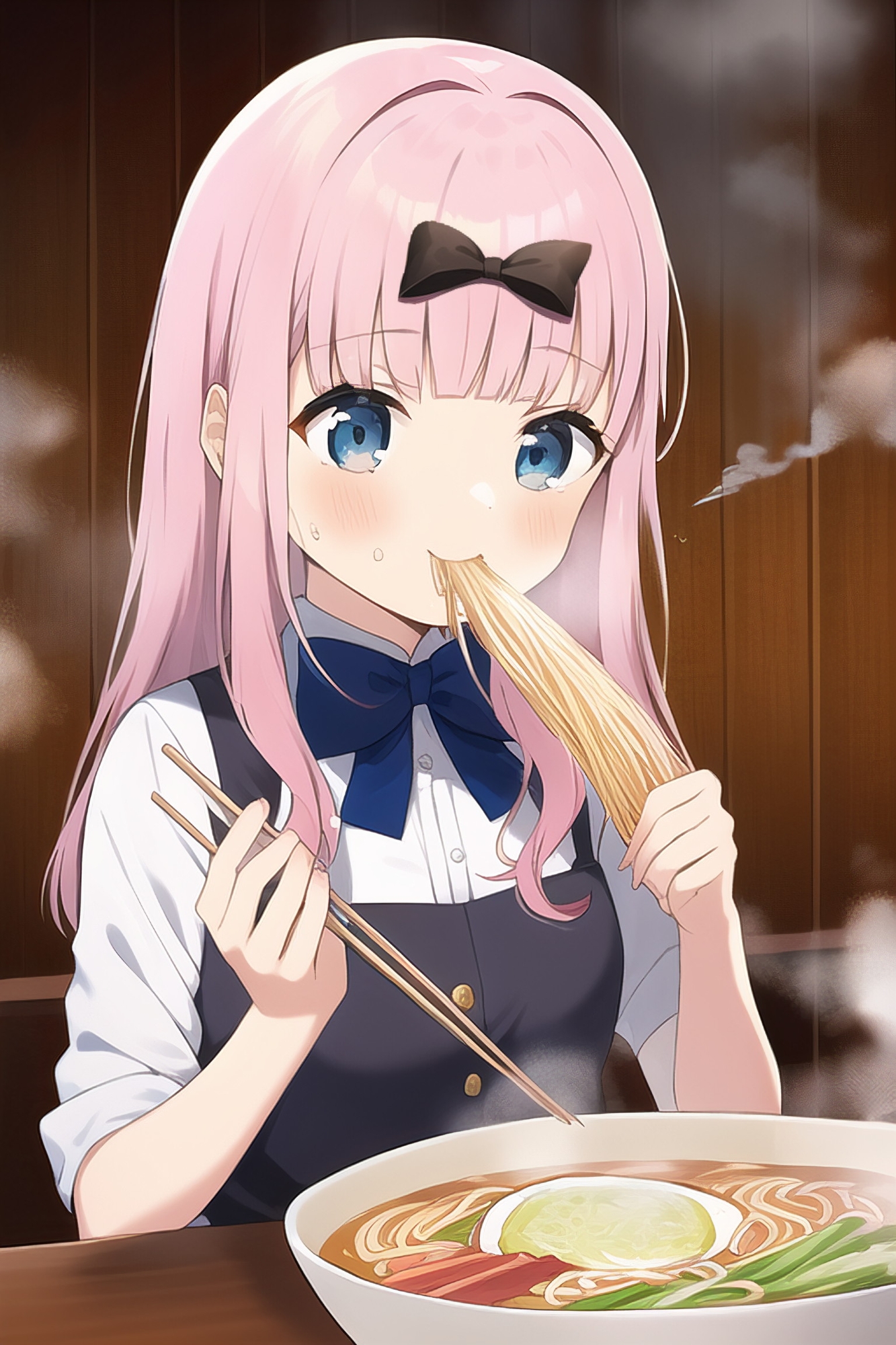 藤原書記(藤原○花)ラーメン手づかみイラスト集