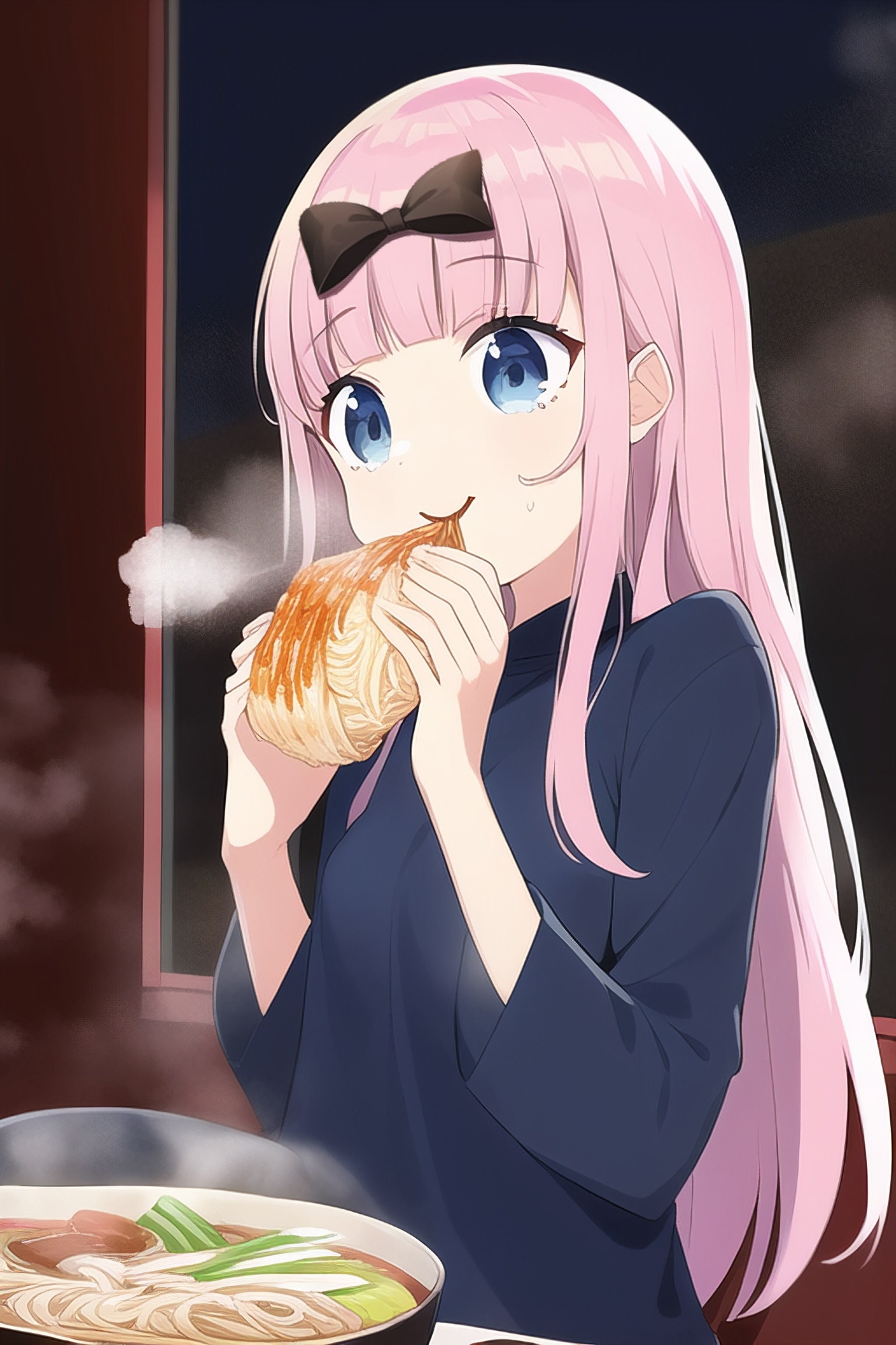 藤原書記(藤原○花)ラーメン手づかみイラスト集