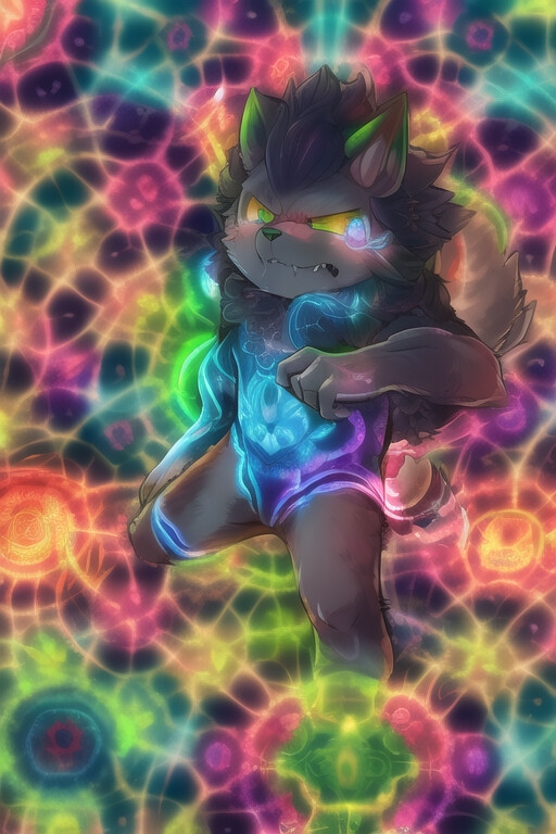 Psychedelic furry