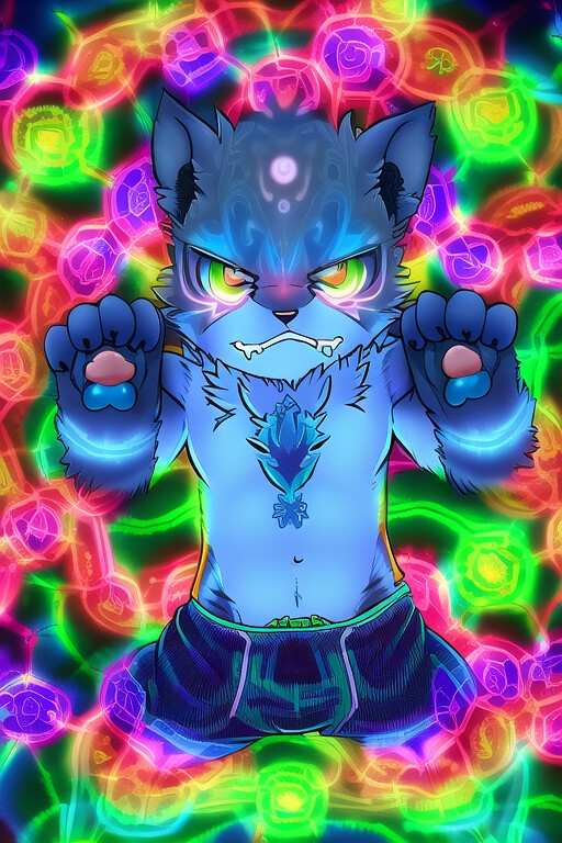 Psychedelic furry