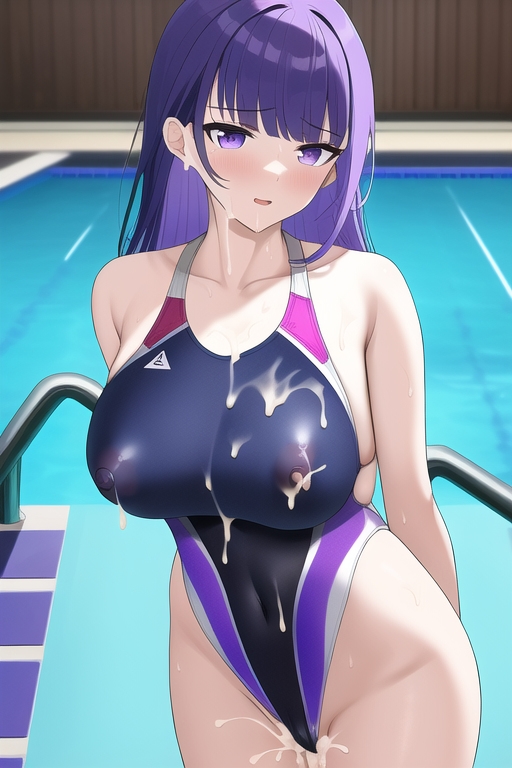 青髪ロング美女将軍CG集