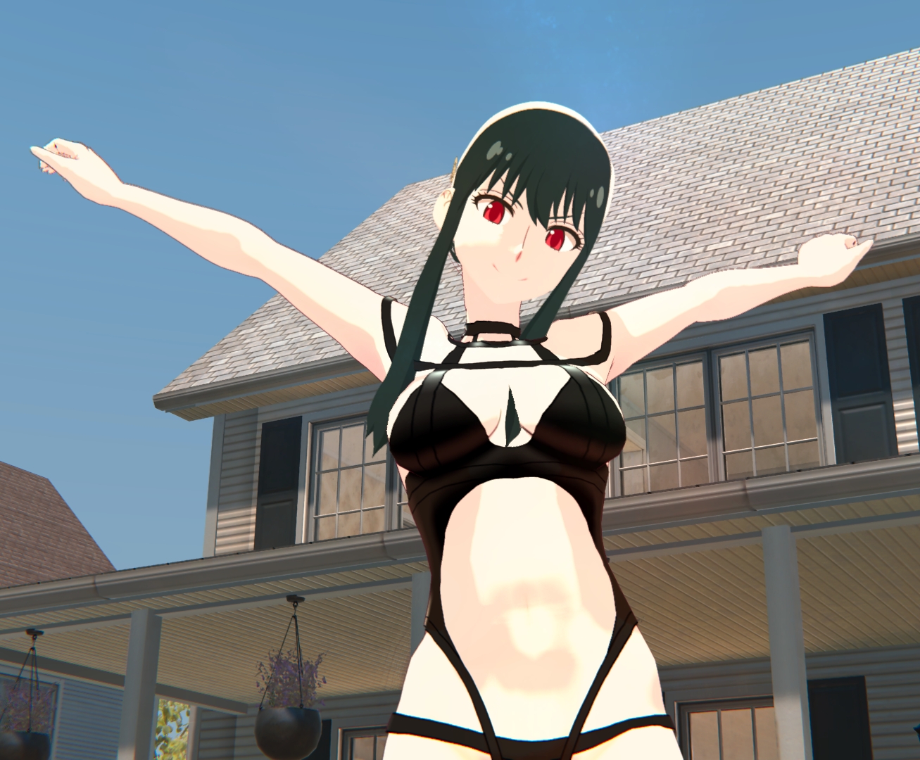 【VRM 同人作品】S○Y×FAMILY ヨ○・フォージャー (水着)