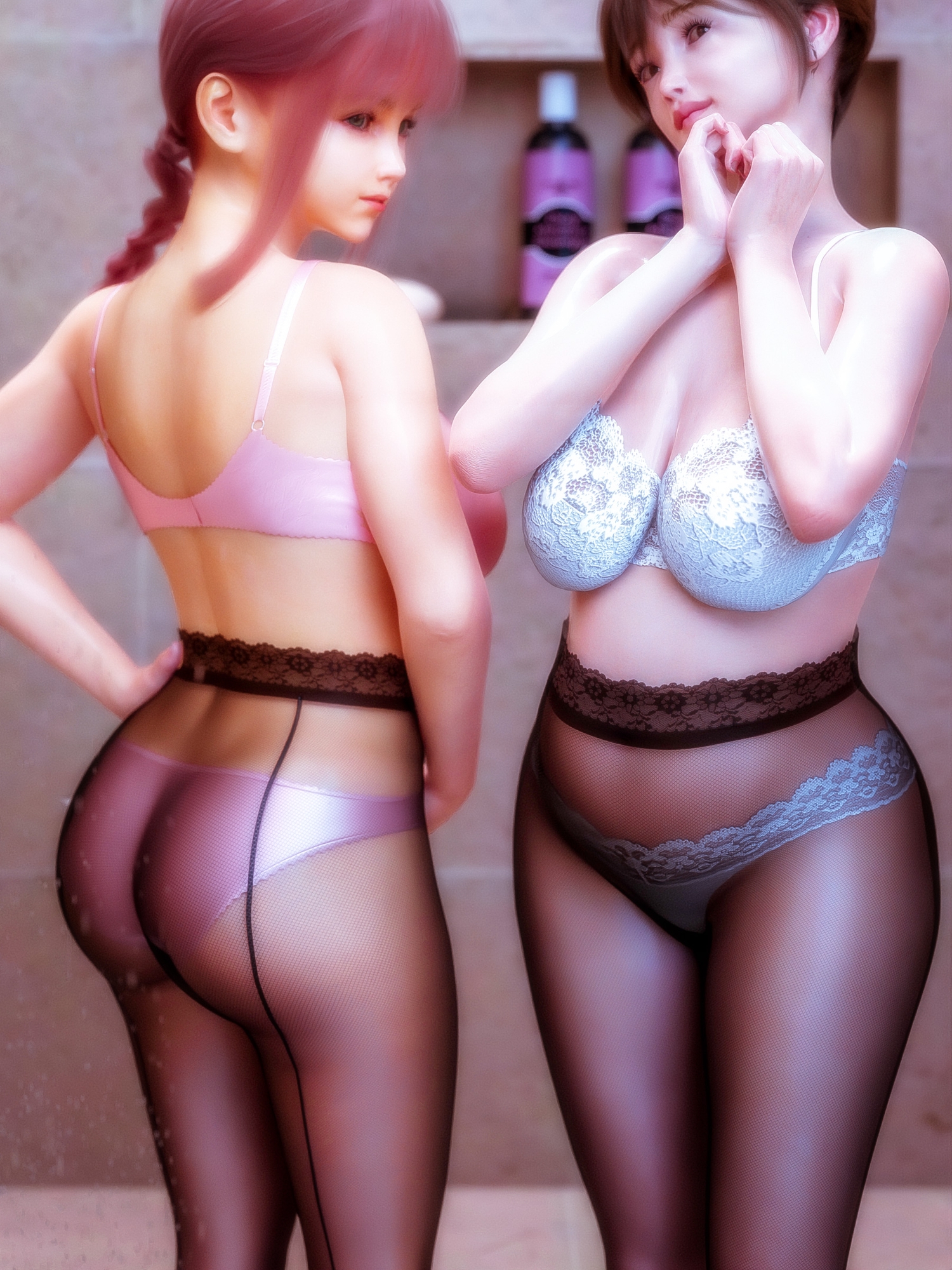 タイツ越しのパンツ14