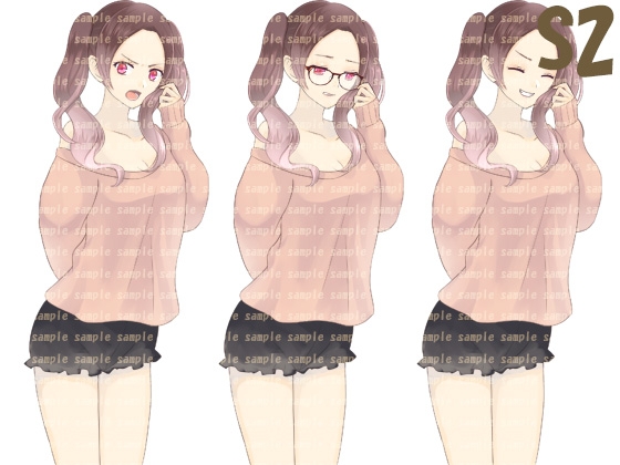 【とくだ屋】表情差分のみ女子5体セット