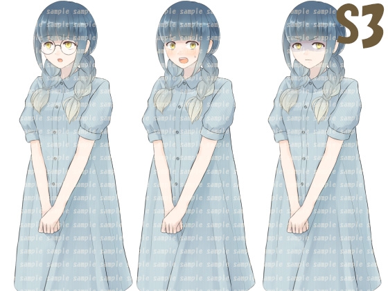 【とくだ屋】表情差分のみ女子5体セット