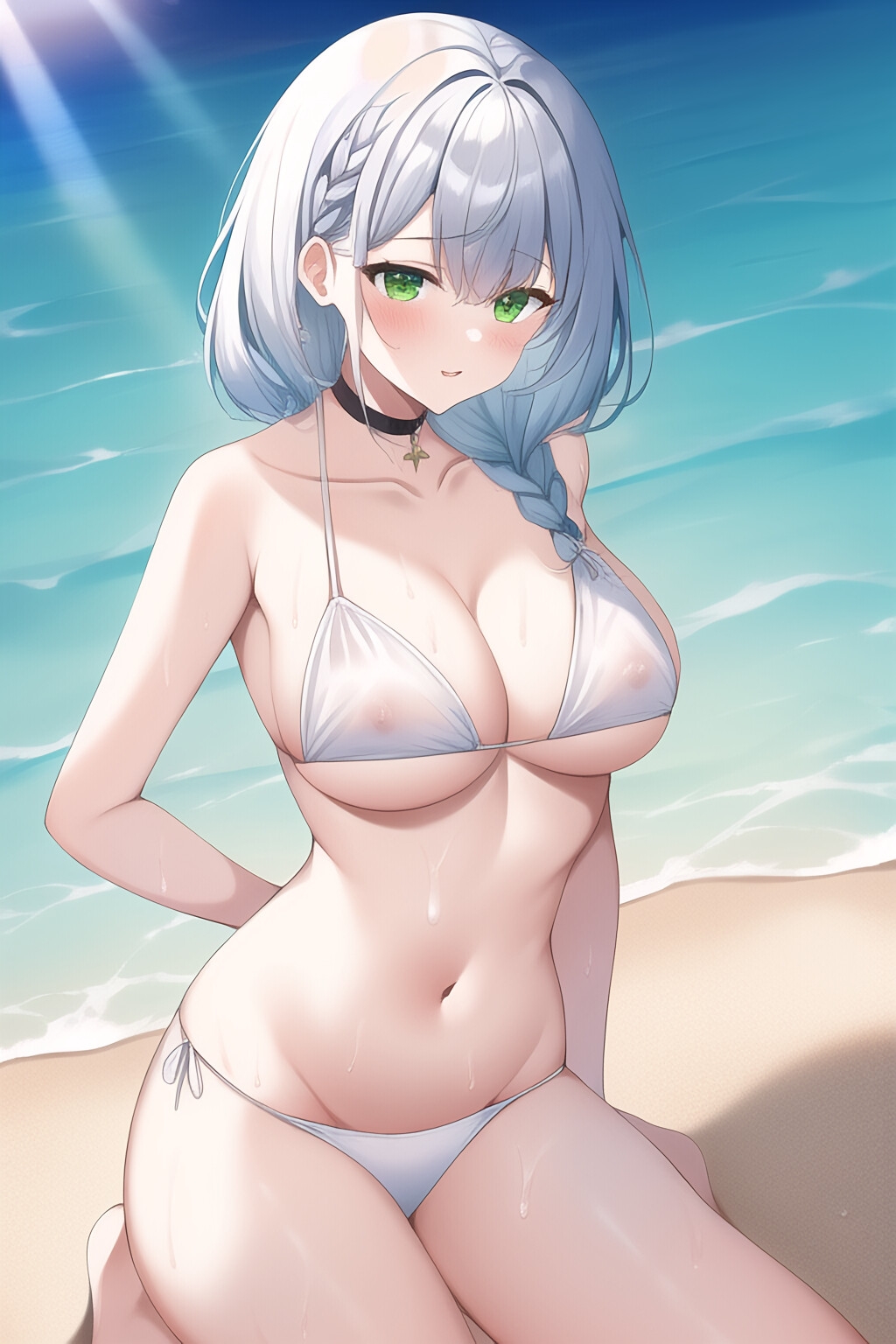 ホロラ〇ブ 団長水着CG集