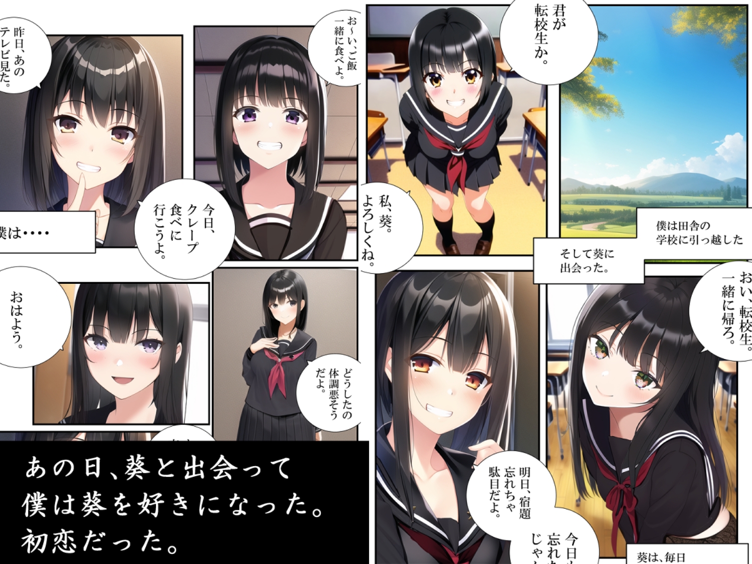 【初恋NTR】僕と葵の青春。彼女の暴かれた秘密。