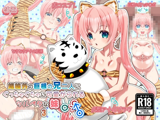 規格外の巨根の兄二人にぐっちゃぐちゃに可愛がられるつるぺたな妹3