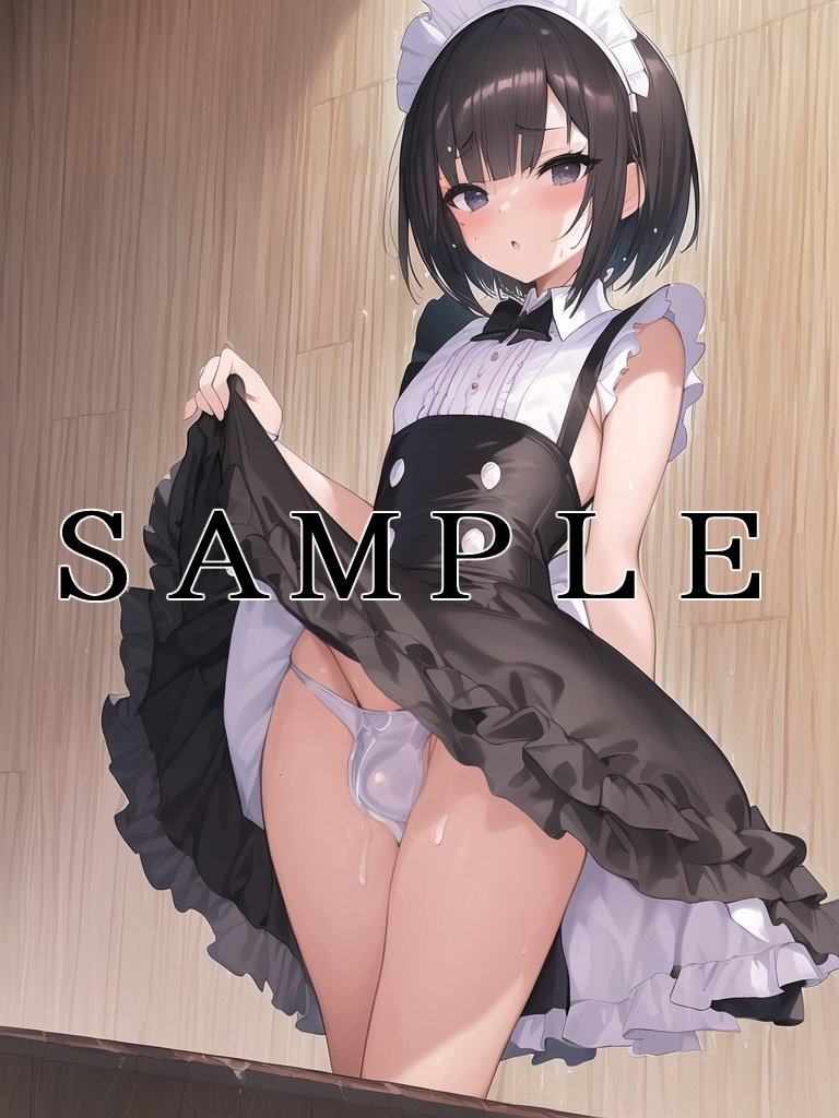 可愛い男の娘メイドがスカートをめくってパンツを見せてくれるだけ