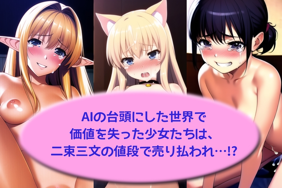 【AIイラスト集】投げ売り女子