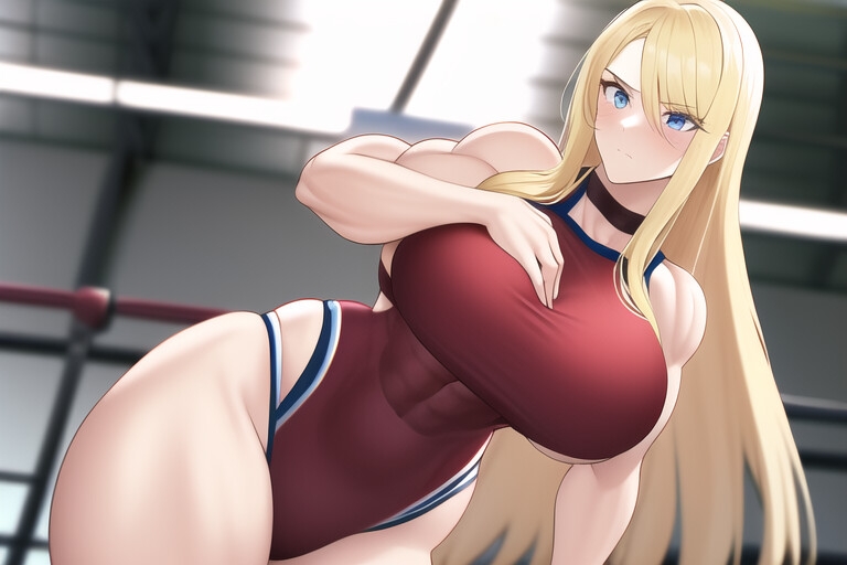 【平均身長195cm】長身美女世界の赤ちゃんプレイ生活～プロレス部ミックスファイト編～【M格闘】