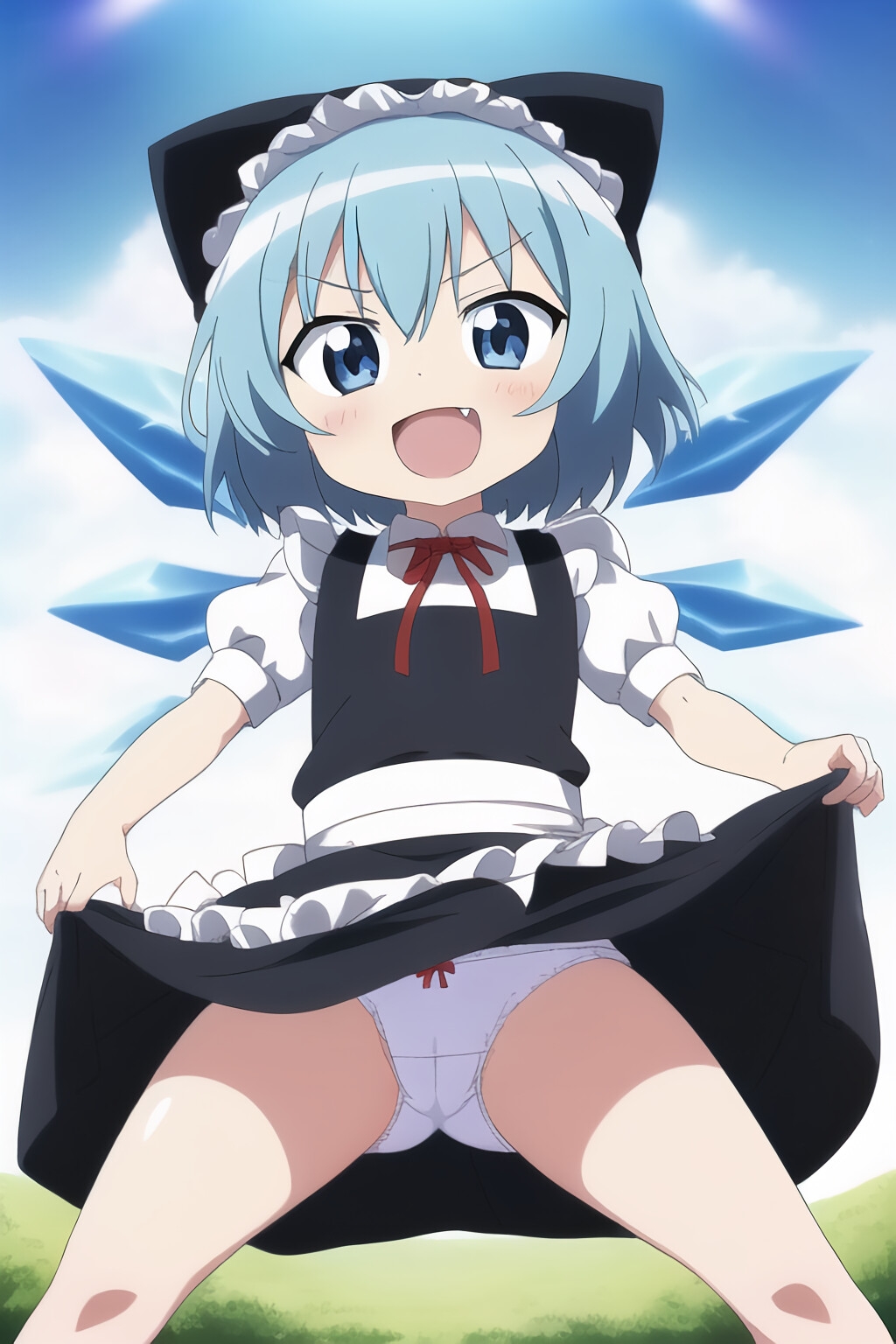 メイド風氷精のパンツCG集