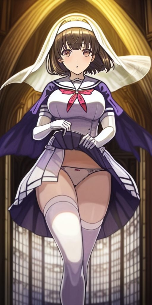 AIイラスト集 たくし上げ・その(1)