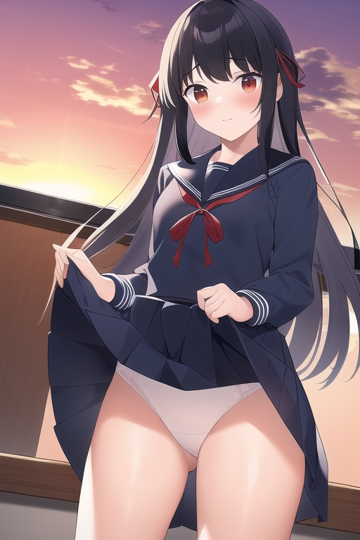 美少女 女子校生 芽依の日常1