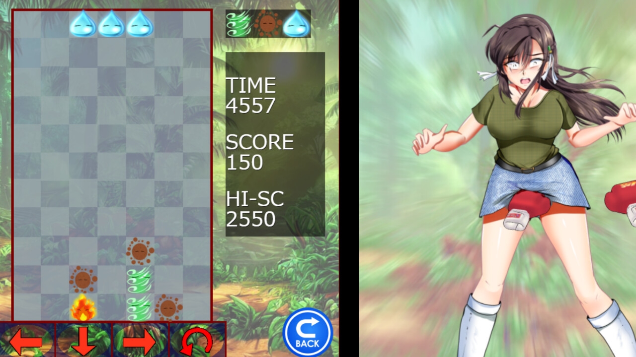 学園一の美少女は学園一強くて、学園一戦う運命を背負い、学園一×××な事になってしまう話 ゲーム版