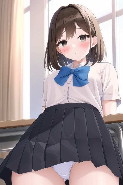 アイドル級茶髪美女、校内強制下着露出詰め合わせVol.2