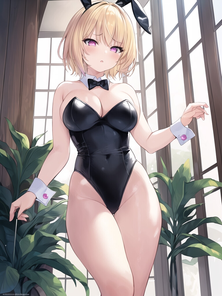 幼馴染の金髪ギャルとバニーガール撮影会