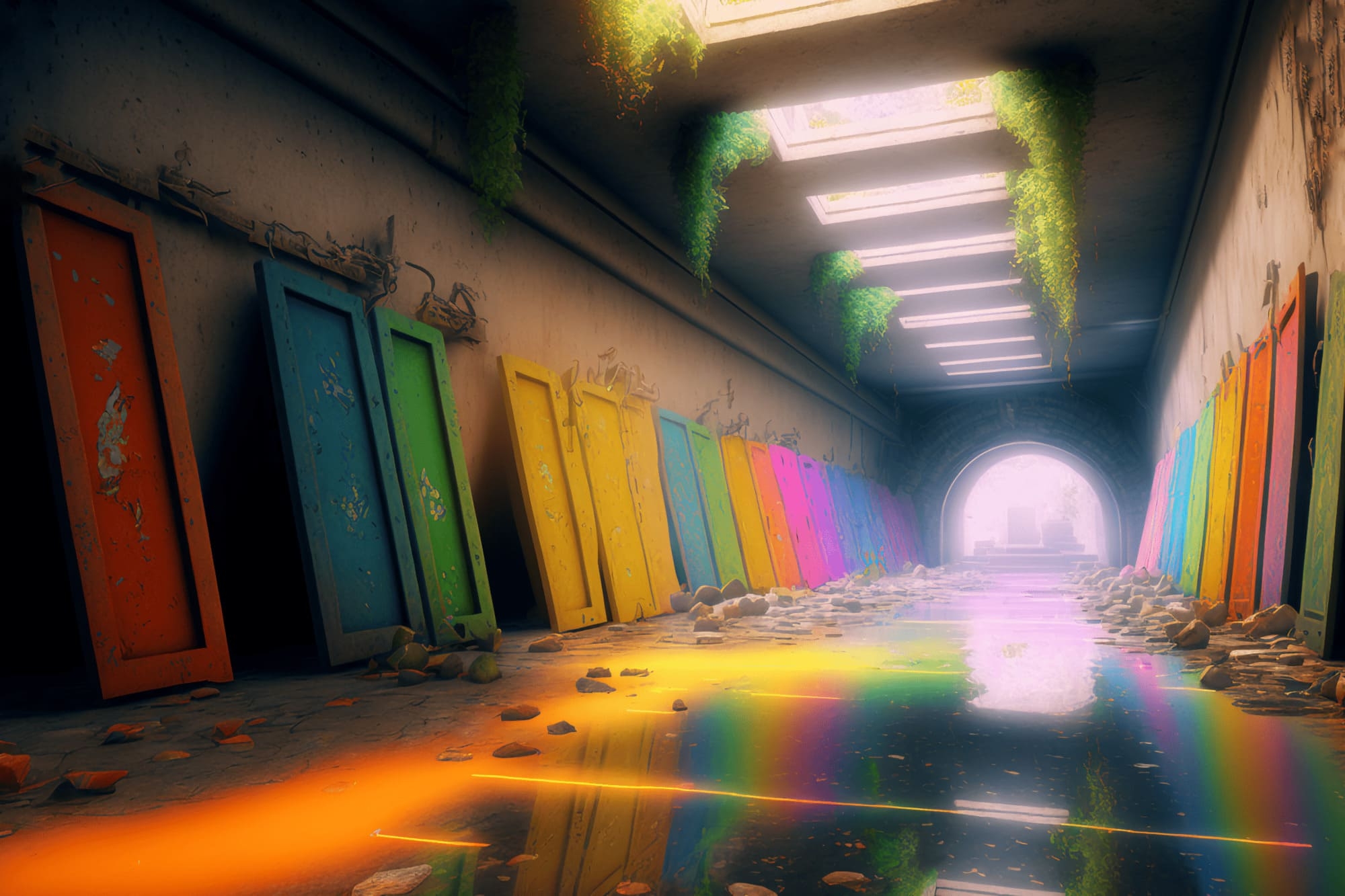 【超リアルなダンジョン背景】著作権フリーの高解像度画像(100枚)