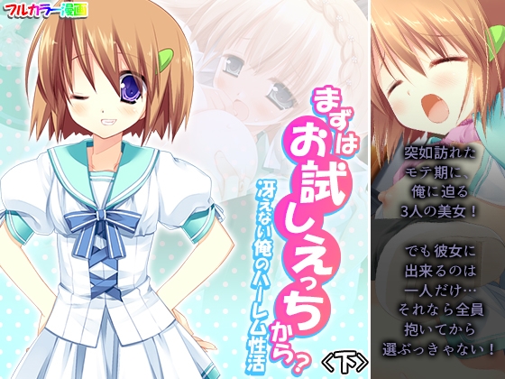 まずはお試しえっちから?冴えない俺のハーレム性活 下