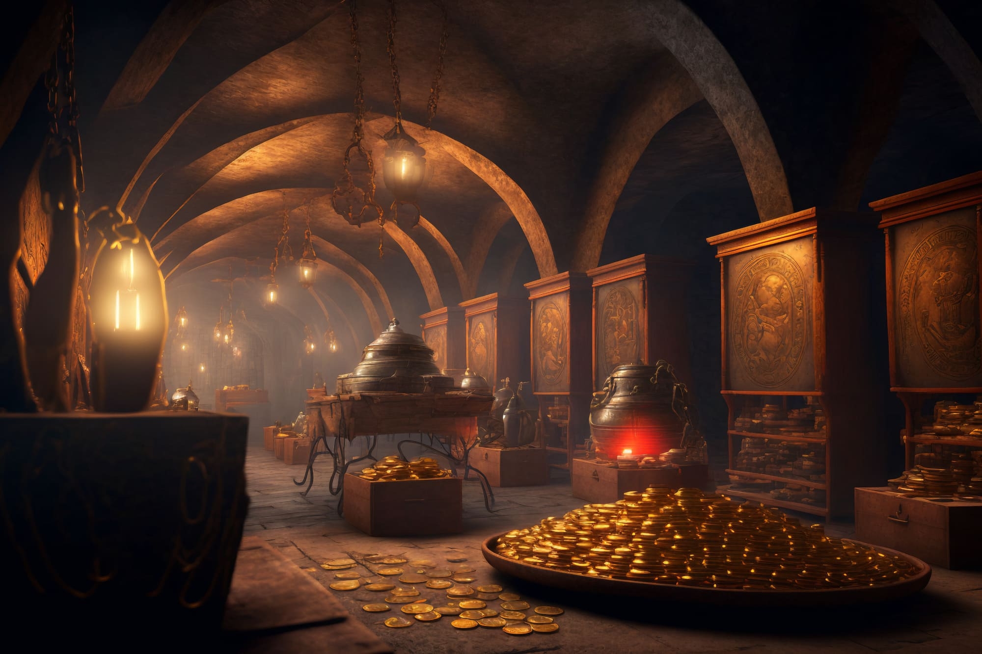 【超リアルな城や室内の背景】著作権フリーの高解像度画像(100枚)