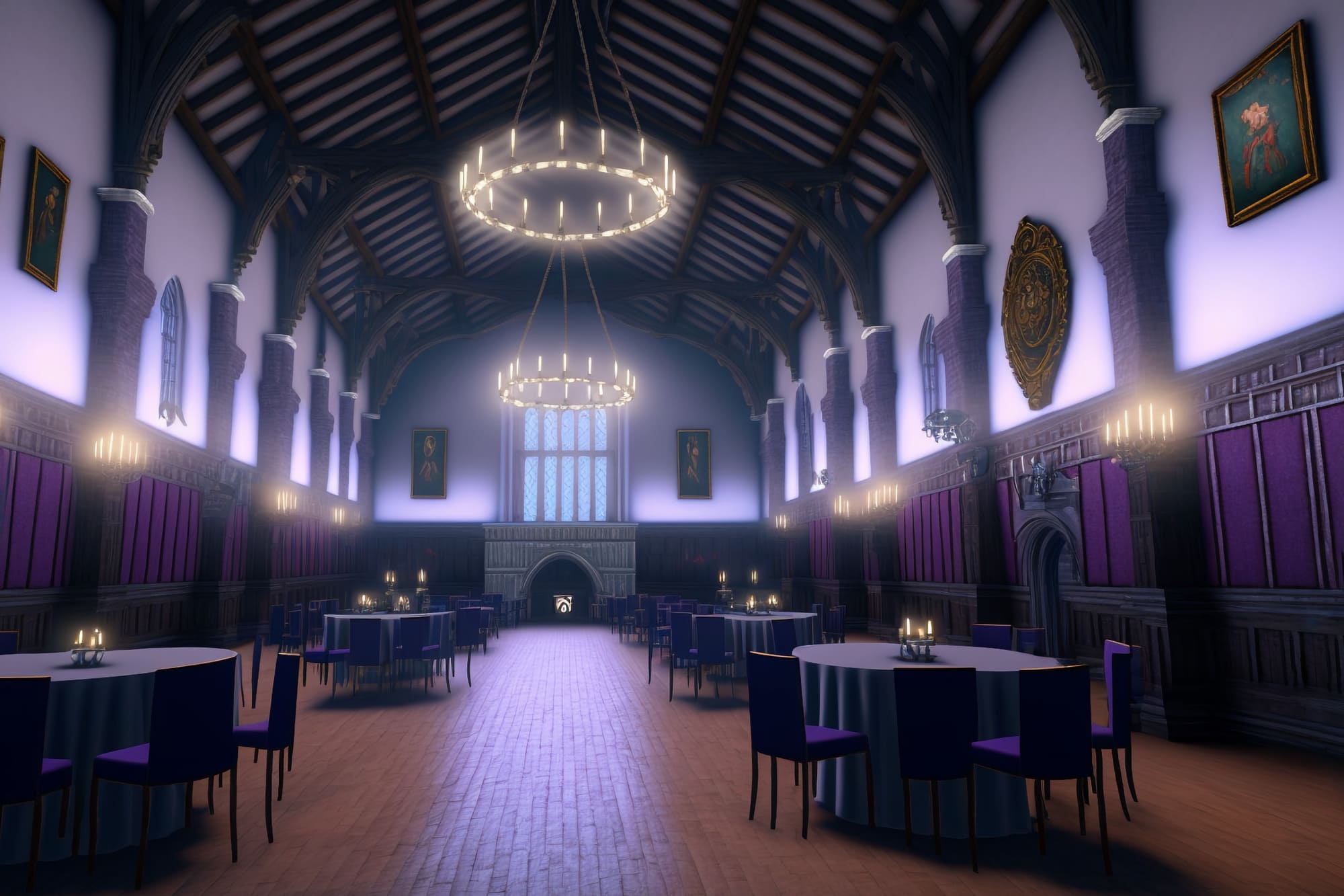 【超リアルな城や室内の背景】著作権フリーの高解像度画像(100枚)