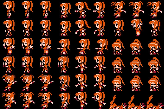 8bitレトログラフィック SVキャラ素材集