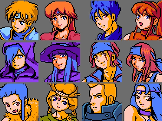 8bitレトログラフィック 歩行キャラ素材集