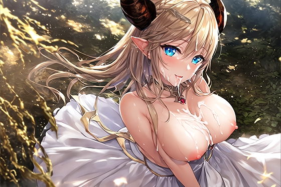 金髪竜戦士娘の戦後 / 全年齢+R-18 CG集 (105枚)