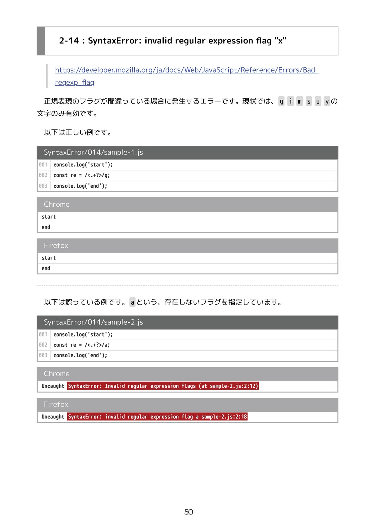 JavaScriptエラーメッセージ大研究