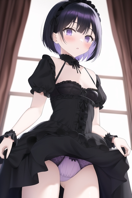 色白微乳美女、ゴスロリランジェリー詰め合わせ