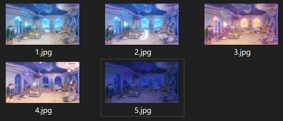 背景素材:地中海風アパート