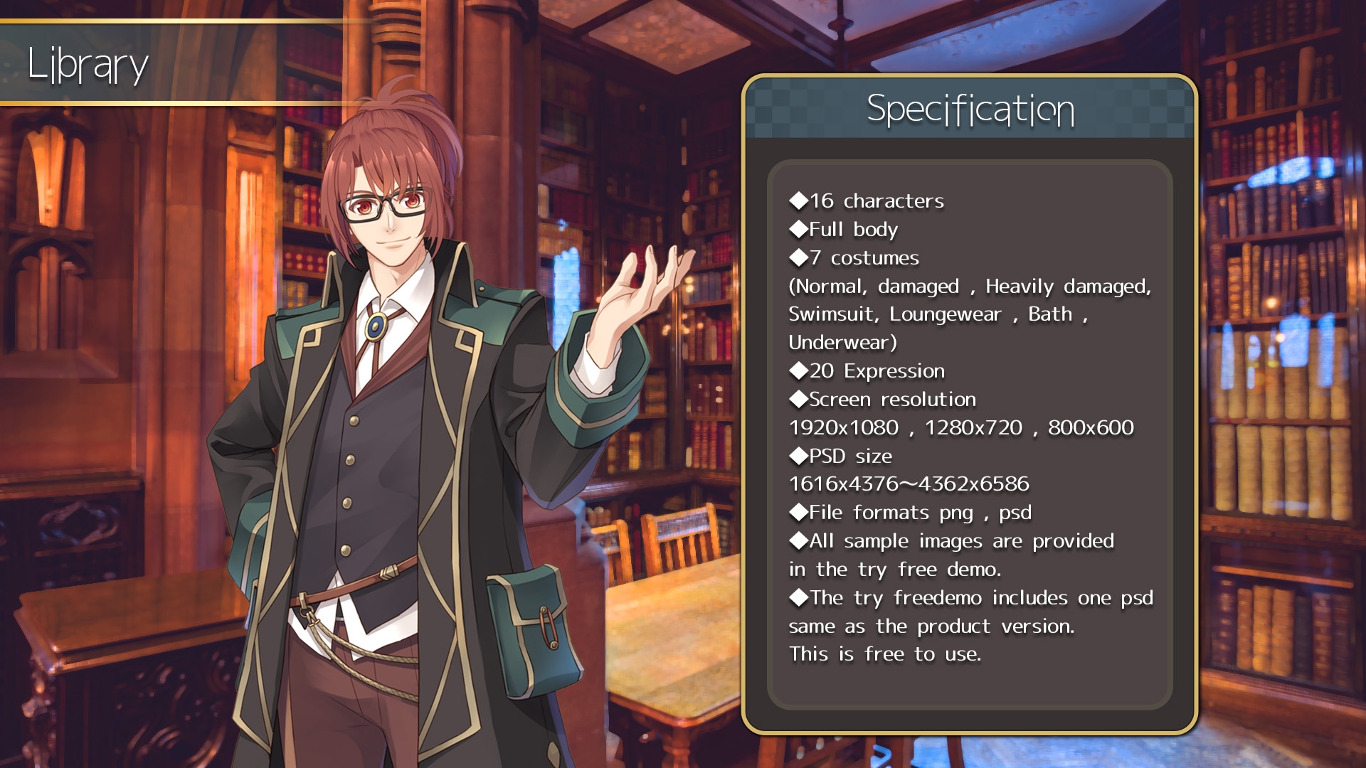 2D characters pack JRPG HEROS GA