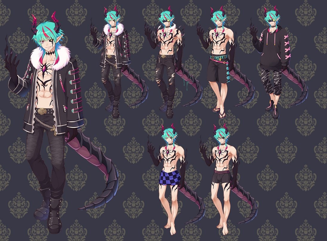 2D characters pack JRPG HEROS GA